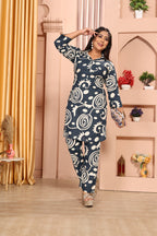 Navy Blue Soft Cotton Co-ord Set